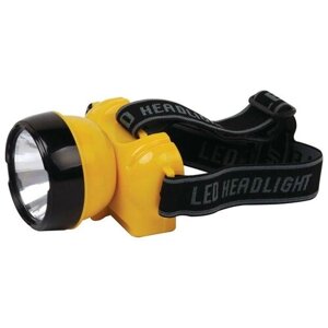 Налобный фонарь HOROZ ELECTRIC Beckham-1 HL341L желтый/черный