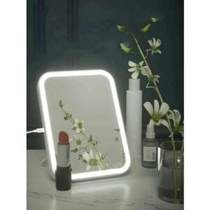 Настольное зеркало для макияжа с подсветкой с освещением