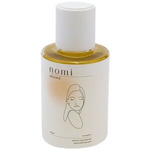 Натуральное масло для тела, лица, волос Nomi/ Массажное масло, аромат Миндаль, 100 мл