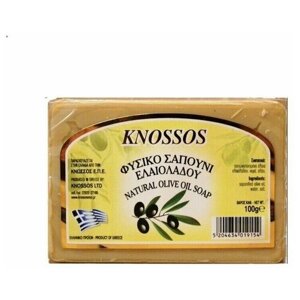 Натуральное оливковое мыло белое Knossos, 100г