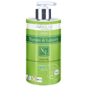 Nature & Luxury Маска увлажняющая для волос с соком ламинарии, 460 мл