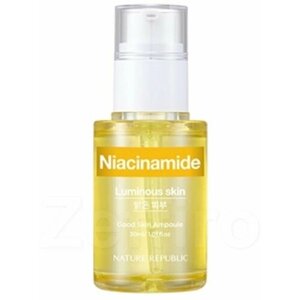 Nature Republic Niacinamide Luminous Good Skin Ampoule Осветляющая ампульная сыворотка для лица с ниацинамидом, 30 мл