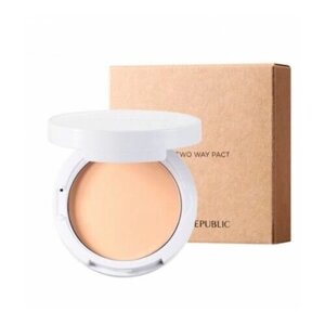 NATURE REPUBLIC Пудра для лица Cover Two Way Pact SPF30 02 natural beige 9 г