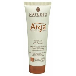 Nature's Arga CC крем Minerale, SPF 15, 50 мл, оттенок: светло-бежевый