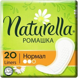 Naturella прокладки ежедневные Camomile Normal daily, 2 капли, 20 шт.