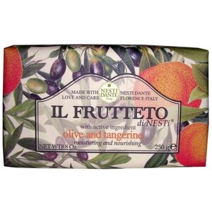 Nesti Dante Мыло кусковое IL Frutteto Olive and Tangerine, 250 г