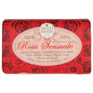 Nesti Dante Мыло кусковое Le Rose Rosa Sensuale, 150 г