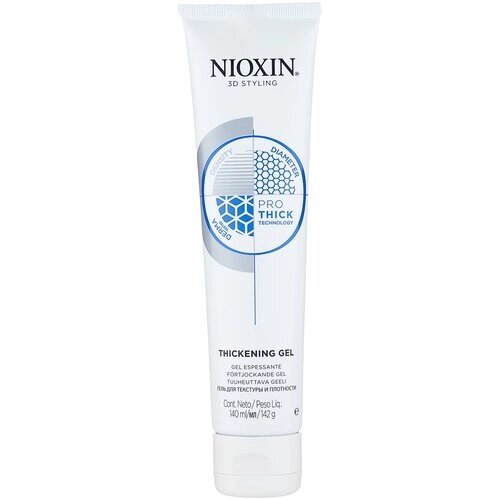 Nioxin 3D Styling гель для тонких волос Thickening Gel, сильная фиксация, 140 мл