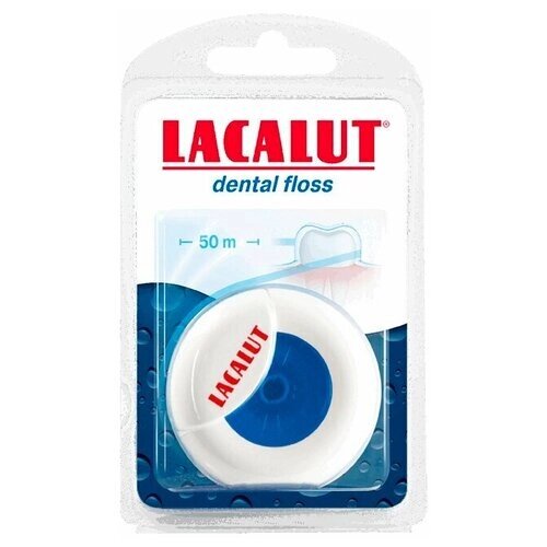 Нить зубная Lacalut dental floss 50 м