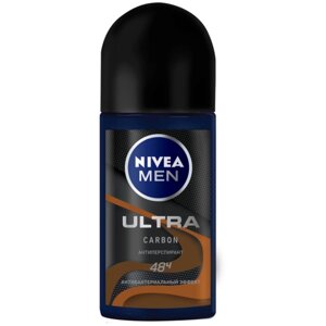 Nivea Антиперспирант ролик Men Ultra Carbon, 50 мл