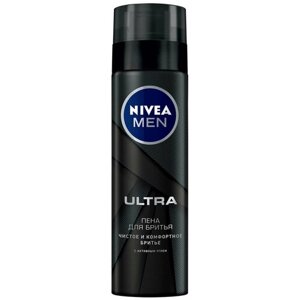 Nivea Пена для бритья For Men Ultra, 200 мл.