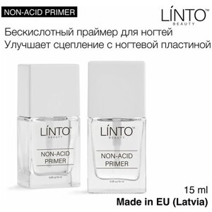 NON-ACID PRIMER бескислотный праймер для ногтей LiNTO, не разрушает ногтевую пластину, улучшает сцепку, сохнет на воздухе, 15ml