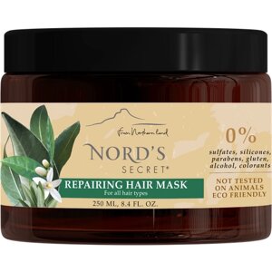 NORD'S SECRET Маска для интенсивного восстановления волос "Цветок Нероли и масло Миндаля", 250 мл