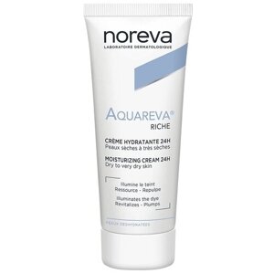 Noreva laboratories Aquareva Riche Moisturizing Cream 24H Крем для лица Насыщенный увлажняющий 24 часа, 40 мл