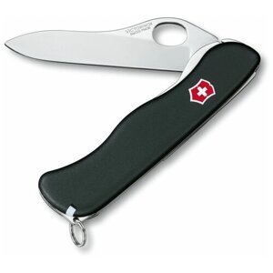 Нож многофункциональный VICTORINOX Sentinel one hand belt-clip черный
