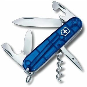 Нож многофункциональный VICTORINOX Spartan полупрозрачный синий