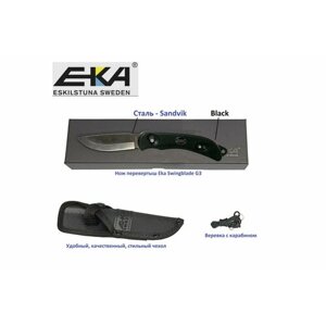 Нож перевертыш EKA SwingBlade G3, цвет черный, сталь SANDVIK