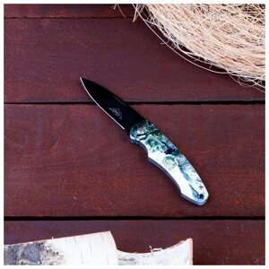 Нож перочинный "Волки" складной, лезвие 6,5 см