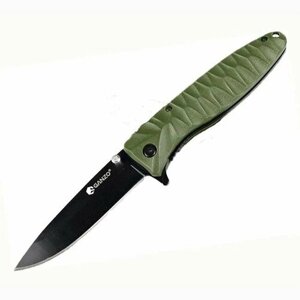 Нож туристический складной тактический недорогой Ganzo Ganzo G620g-1 Green-Black, длина лезвия 8.8 см ножик для охоты, рыбалки и выживания