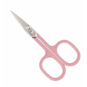 Ножницы Dewal Beauty маникюрные для ногтей 9 см, розовые 329