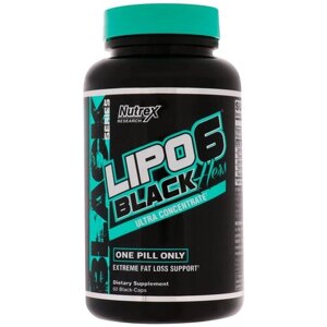 Nutrex Lipo-6 black Hers Extreme Weight Loss Support Ultra Concentrate, 60 шт., нейтральный