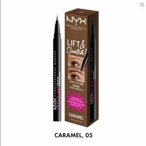 NYX professional makeup, лайнер-тинт для бровей "LIFT N snatch BROW TINT PEN" 05, caramel