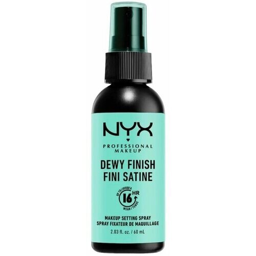 NYX Professional Makeup Спрей - фиксатор макияжа "Makeup Setting Spray Dewy", 02 Dewy, сияющий, 60 мл.