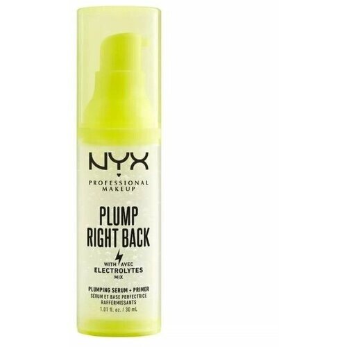 NYX Professional Makeup, Ухаживающая сыворотка-праймер для лица "PLUMP RIGHT BACK", 30 мл