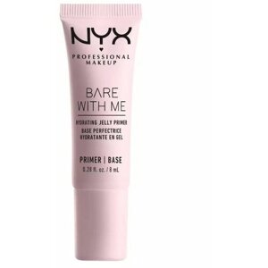 NYX professional makeup, увлажняющий гель-праймер для лица в мини-формате "BARE WITH ME hydrating JELLY primer MINI", 8 мл