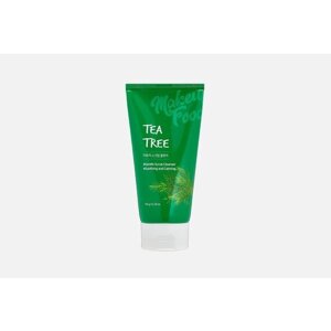 Очищающая и отшелушивающая пенка c экстрактом чайного дерева MAKEUPFOOD "Tea Tree Scrub Cleanser"