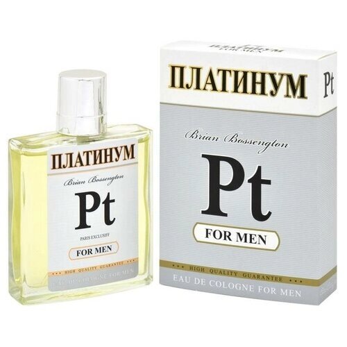 Одеколон мужской PT платинум FOR MEN, 90 мл, Positive parfum
