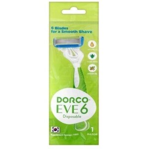 Одноразовый бритвенный станок DORCO EVE 6 Disposable