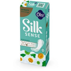 Ola! прокладки ежедневные Silk Sense Light Deo Ромашка, 1 капля, 20 шт.