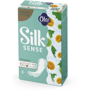 Ola! прокладки ежедневные Silk Sense Light Deo Ромашка, 1 капля, 60 шт.