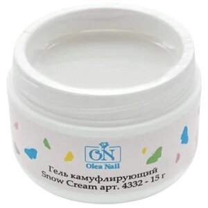 Olea Nail Гель Cream Snow арт. 4337 100г