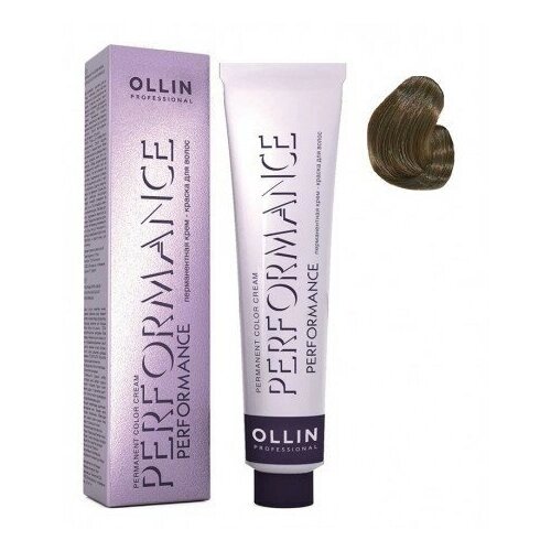 Ollin Professional 8/03 крем-краска для волос стойкая - светло-русый прозрачно-золотистый Performance , 60 мл