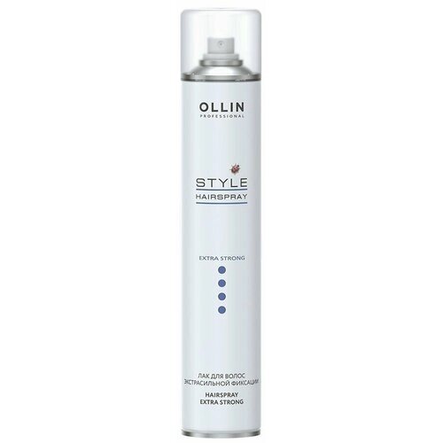 Ollin Professional Лак для волос Style экстрасильной фиксации, 450 мл
