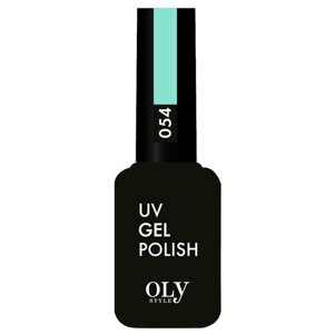 Olystyle гель-лак для ногтей UV Gel Polish, 10 мл, 054 мятный