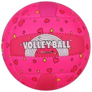 ONLYTOP Мяч волейбольный, ПВХ, машинная сшивка, 18 панелей, размер 2