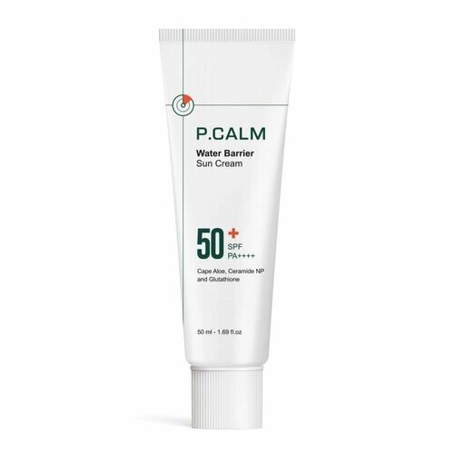 P. CALM Водостойкий солнцезащитный крем Water barrier Sun Cream SPF 50+ PA, 50 мл