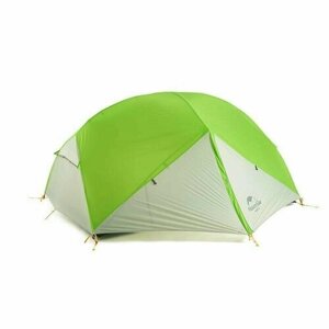 Палатка 2-местная Naturehike Mongar NH17T007-M, сверхлегкая, зелено-белая, 6927595726051