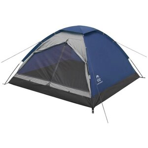 Палатка двухместная JUNGLE CAMP Lite Dome 2, цвет: синий/серый