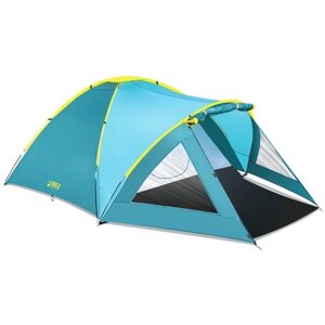 Палатка кемпинговая трёхместная Bestway Activemount 3 Tent 68090, голубой