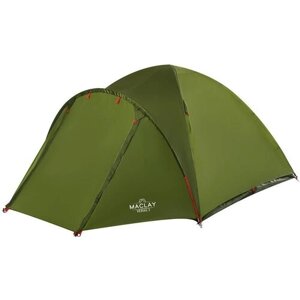 Палатка трекинговая трёхместная Maclay Verag 3 New, зеленый