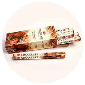 Палочки ароматические благовония HEM ХЕМ Шоколад Chocolate 20 шт