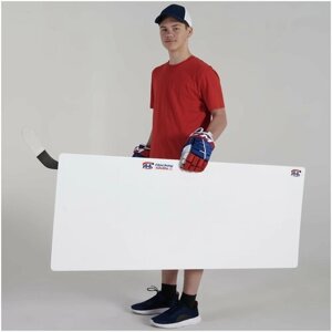 Панель для бросков и дриблинга HOCKEY SKILLS - Размер 60 x 150 см, толщина 3 мм - Искусственный лед - Хоккейный тренажер.