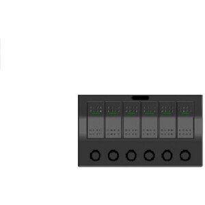 Панель с 6 клавишными выключателями