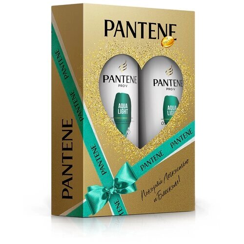 Pantene Набор Подарочный набор для женщин PANTENE Aqua Light Шампунь 250 мл + Бальзам-ополаскиватель 200 мл