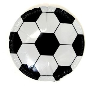 Парящий шар «Футбольный мяч», 45 см, цвет чёрный
