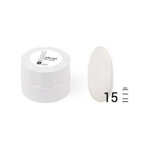 PASHE, Гель-желе для моделирования ногтей PASHE №15 камуфляж молочно-белый (10 мл)